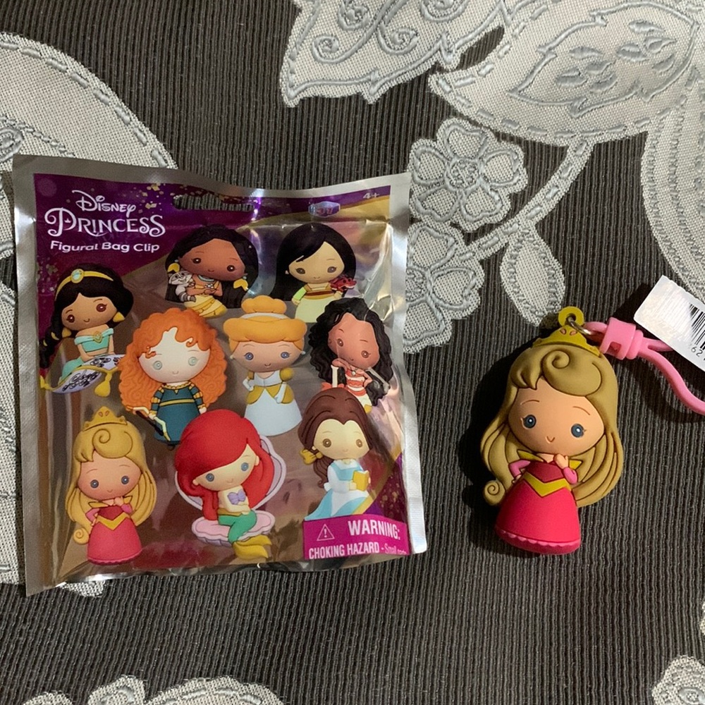 Disney Princess Figural Bag clip🤍 Aurora / Sleeping Beauty